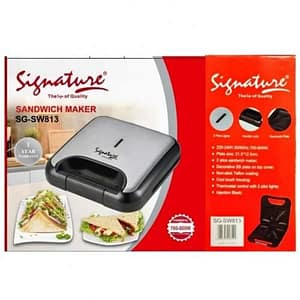 Signature 700 800W Quality Nonstick Teflon Coating Sandwich Maker 1