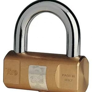 Viro Solid Brass Cylindrical Padlock 70mm 1