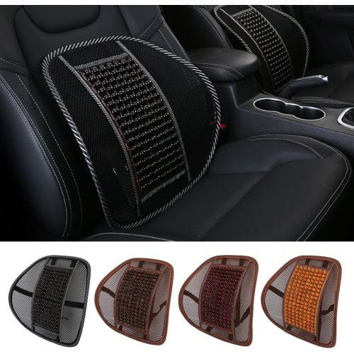 BEADED BREATHEBLE Car &Office Seat Lumbar Back Rest Support 4