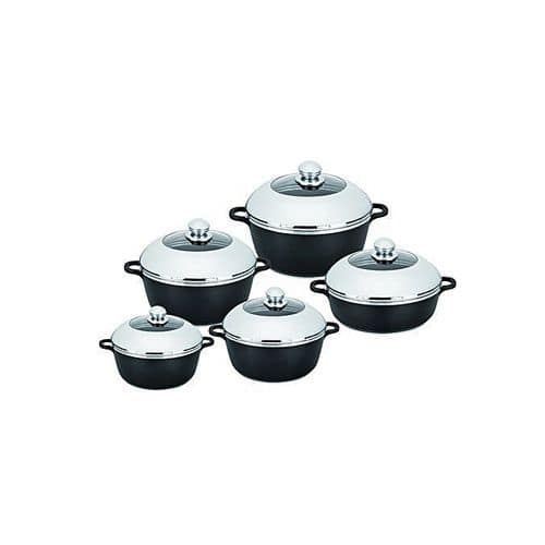Dessini Non Stick Cooking Pots Cookware Set 10pcs 1