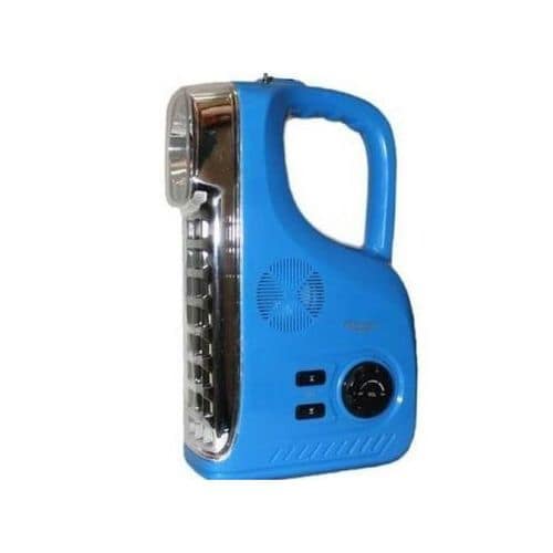 Kamisafe KM 7628F Radio & Rechargeable LED Emergency Lamp Red 1