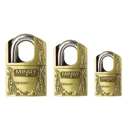 Mindy Top Anti-Burglar Theft Zinc Alloy High Security Padlock with 3 Keys Mindy Top Anti Burglar Theft Zinc Alloy High Security Padlock with 3 Keys 1